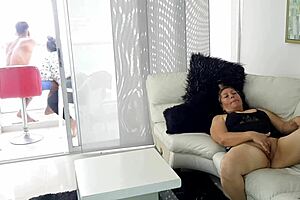 I caught my stepmother masturbating