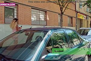 Unfaithful French wife meets young lover for intense action while husband works