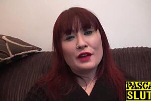 chubby redhead donna austin rides and gets banged hard!