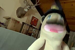 mchenry cruiser gets a blowjob as he performs standup comedy with big tits milf brunette