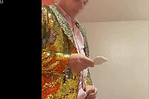 mchenry cruiser gets a blowjob as he performs standup comedy with big tits milf brunette