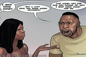chocolate city babymama cheated for jordans, feeling so torn in this comic