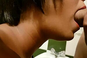 Licking Balls for Explosive Cumshot