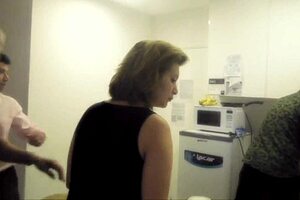 me and my stepsister brought two sex toys home from the club for another wild orgy night