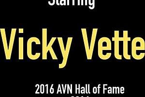 vicky vette prepares a surprise for her boss at the office