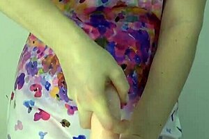 Anna Sky's Close-Up Lingam Massage Orgasm.