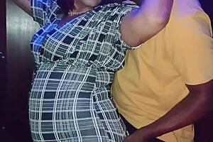 milf bangs young guy in hotel elevator for husband's fetish