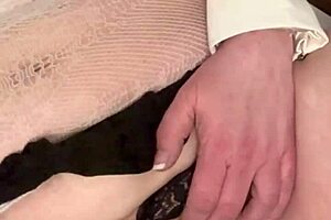 sexy minxycme moans while sucking my dildo in beautiful brunette homemade lesbian