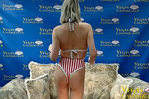 Hot blonde milf AddysonJames in Vegas, masturbating solo and squirting, right?