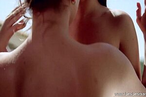 i'm fingering my beautiful blonde milf outdoors, licking her pussy