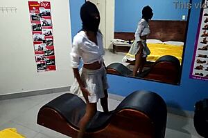 petite latina striptease for padrastro in real homemade