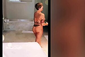 brazilian milf wife takes cum in mouth after blowjob in homemade scene