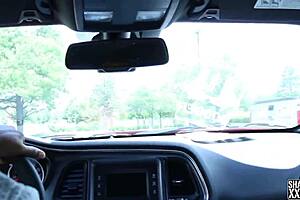 Lauren Phillips BLOWS Monster Cock In Lingerie