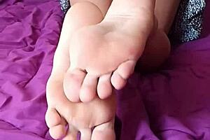 feet fetish with sexy milf wife