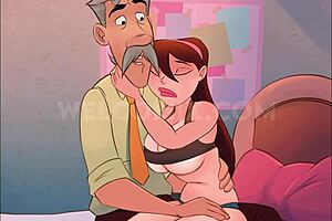 Шаловливые моменты Анны в домашней анимации