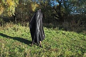 Dance of leylakh 2 with lingerie public outdoor bikini