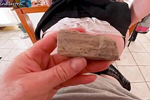 Complaciendo a hijastro con anal para que me escuche... ¡mierda!