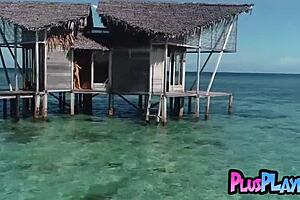 Gorgeous Blonde Milf Olivia Preston Poses On The Sea And Exposes Stunning Natural Body