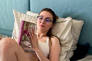 Stepson Drills Sexy Stepmom During Her Reading Time