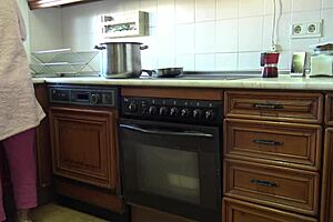 OMG, kypsä äitipuoleni antoi jyystää karvaista pilluaan keittiössä! 😍