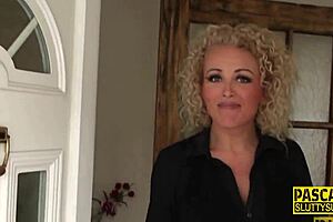 Real Busty Milf Sub Sucks Cock