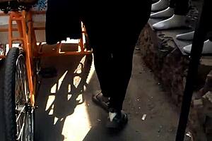 Street big-ass milfs in action