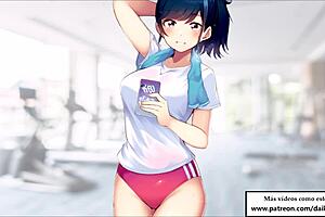 JOI Roleplay in Spanish Gym - New Masturbation Tricks?