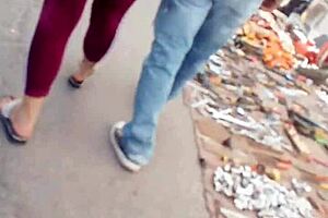 Street big-ass milfs in action