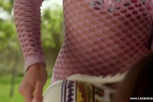 tasting her sweet pussy for pleasure with licks and mature lesbian fun