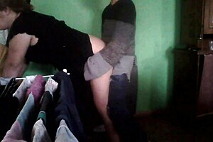 Latina Amateur Milf Couple Fucks In Kitchen Next To Heater