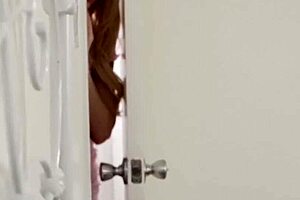 curious daughter walks in on lesbian step mom licking pussy