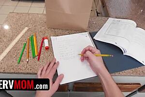 stepmom excited for easter, wants to fuck her stepson with rabbit toy