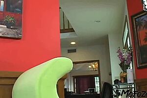 the 19 year old brunette receives cum in her mouth