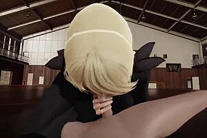 pokemon cynthia gives blowjob pov in full video!