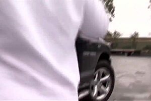 blonde milf opens ass for huge cock in photos