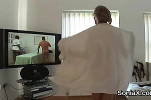 Unfaithful british milf lady sonia flashes her enormous natural tits at the wedding