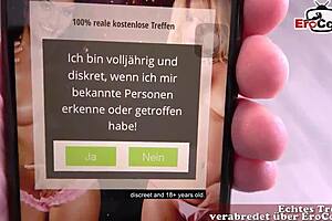 Real german escort slut makes house visit for user date pov