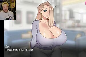 mom hooked me up with milf next door job, damn!