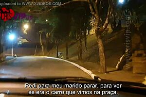 cuckold takes wife to dogging spot for group fun with cristina almeida