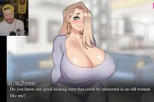 mom hooked me up with milf next door job, damn!