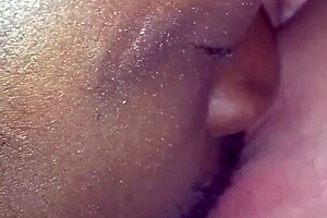 Eating that milf pussy like it's my last meal 😋, licking every bit of her sweet spot