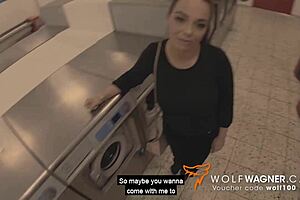 Watch Dirty Priscilla's public blowjob? Huge cumshot in mouth!