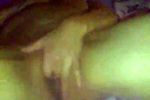 That filthy slut wife rubs it good during cheating masturbation