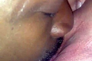 Eating that milf pussy like it's my last meal 😋, licking every bit of her sweet spot