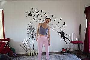 yoga lesson turns into tits and ass play