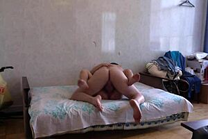 hot milf amateur engages in passionate sex with partner in homemade setting