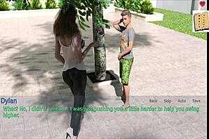 A wife and stepmother chat casually