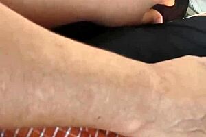 yo, harassing this curvy mature on lima streets, wild flash! 😈