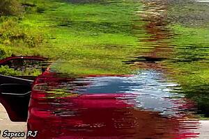 Is it the heat or just pure lust? I had to step out of the car to cool off and touch myself mid-trip!