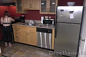 cheating wife seduces maintenance man for blowjob and doggystyle?